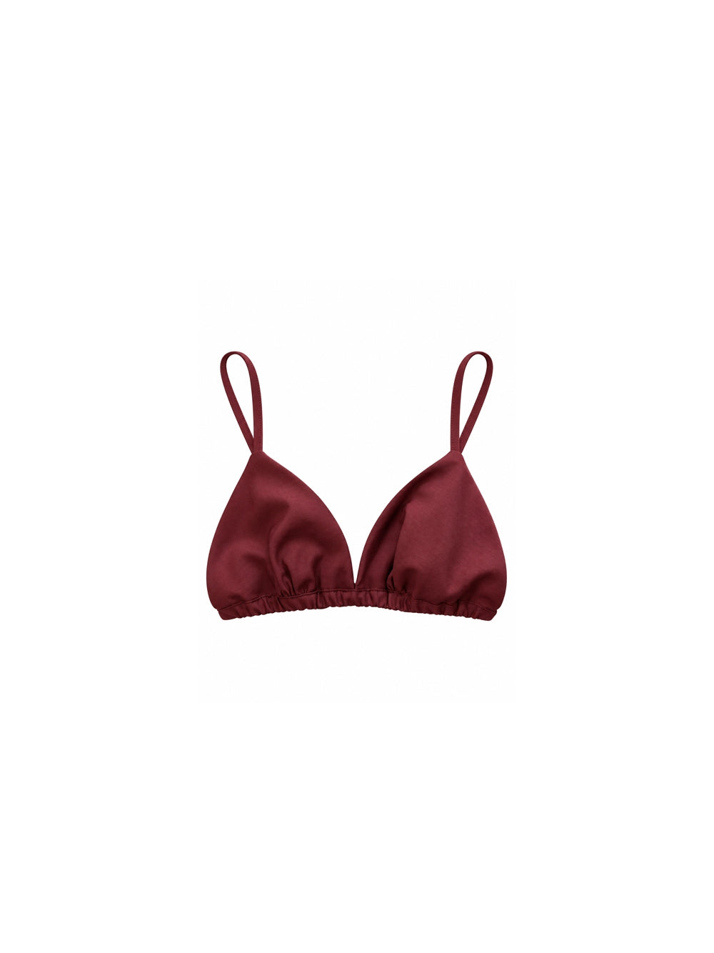 Bralette Top - Burgundy — 2