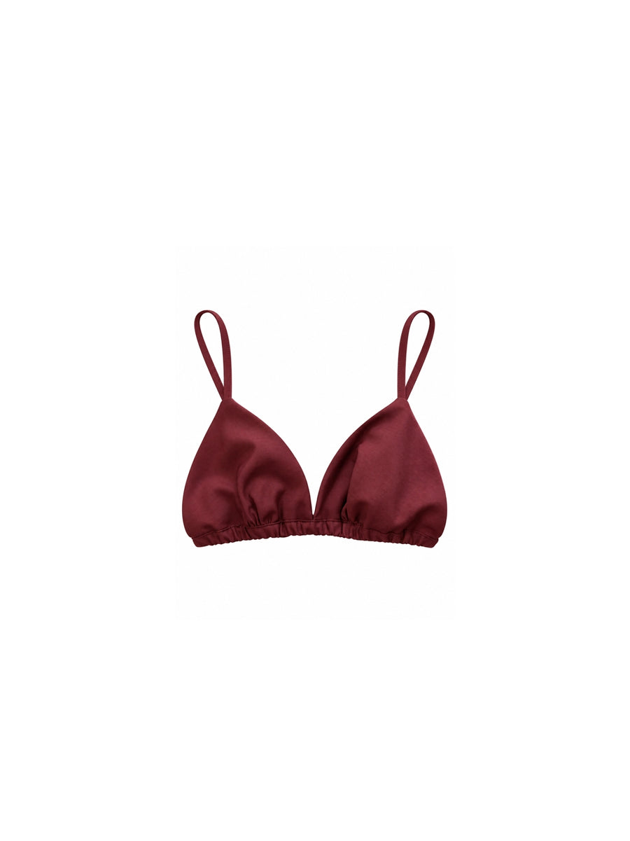 Top Bralette - Borgogna
