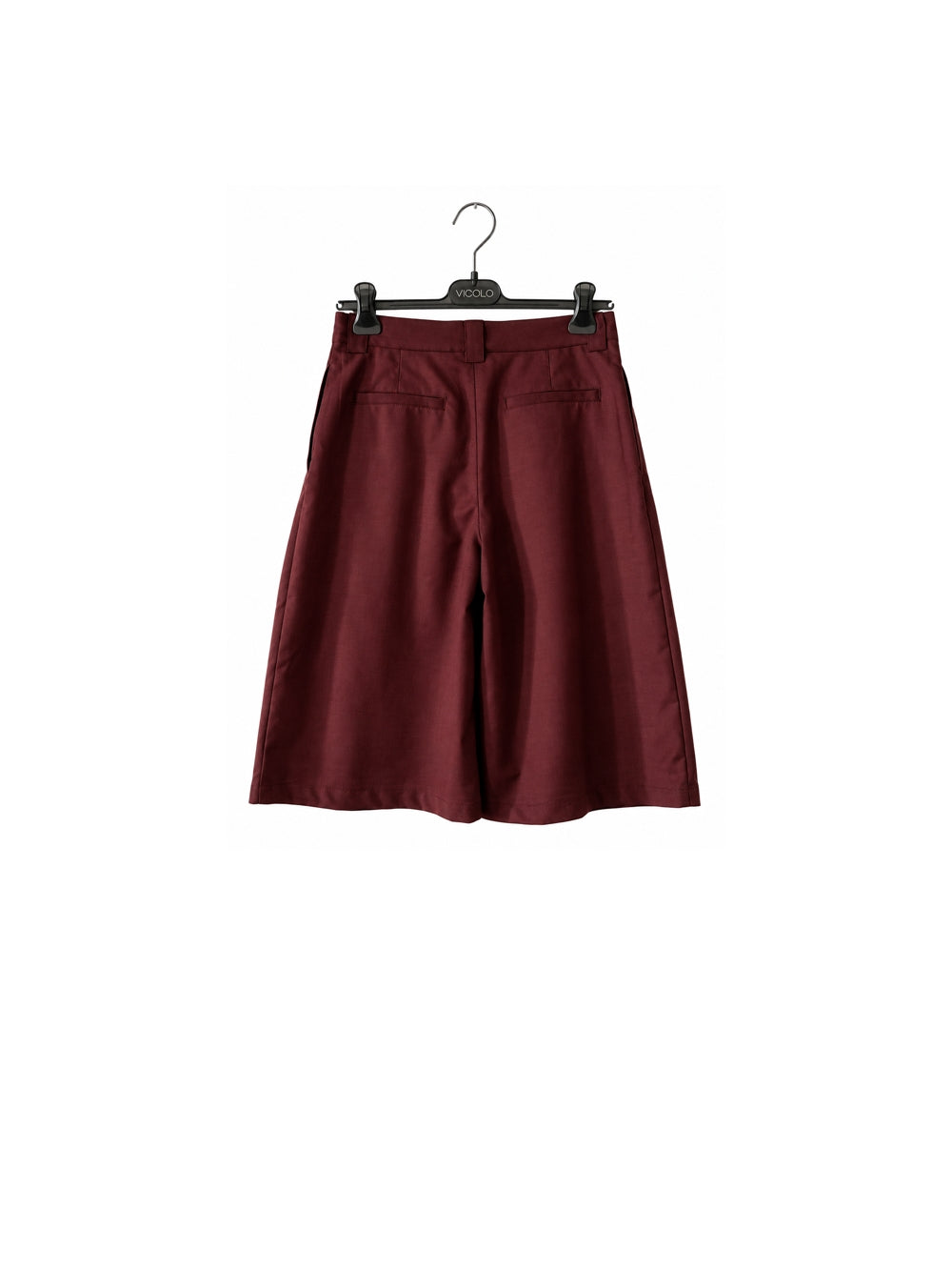 Bermuda Shorts - Burgundy — 3