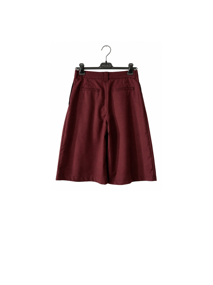 Pantalone Bermuda - Borgogna — 2