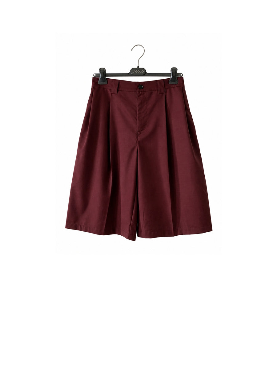 Pantalone Bermuda - Borgogna