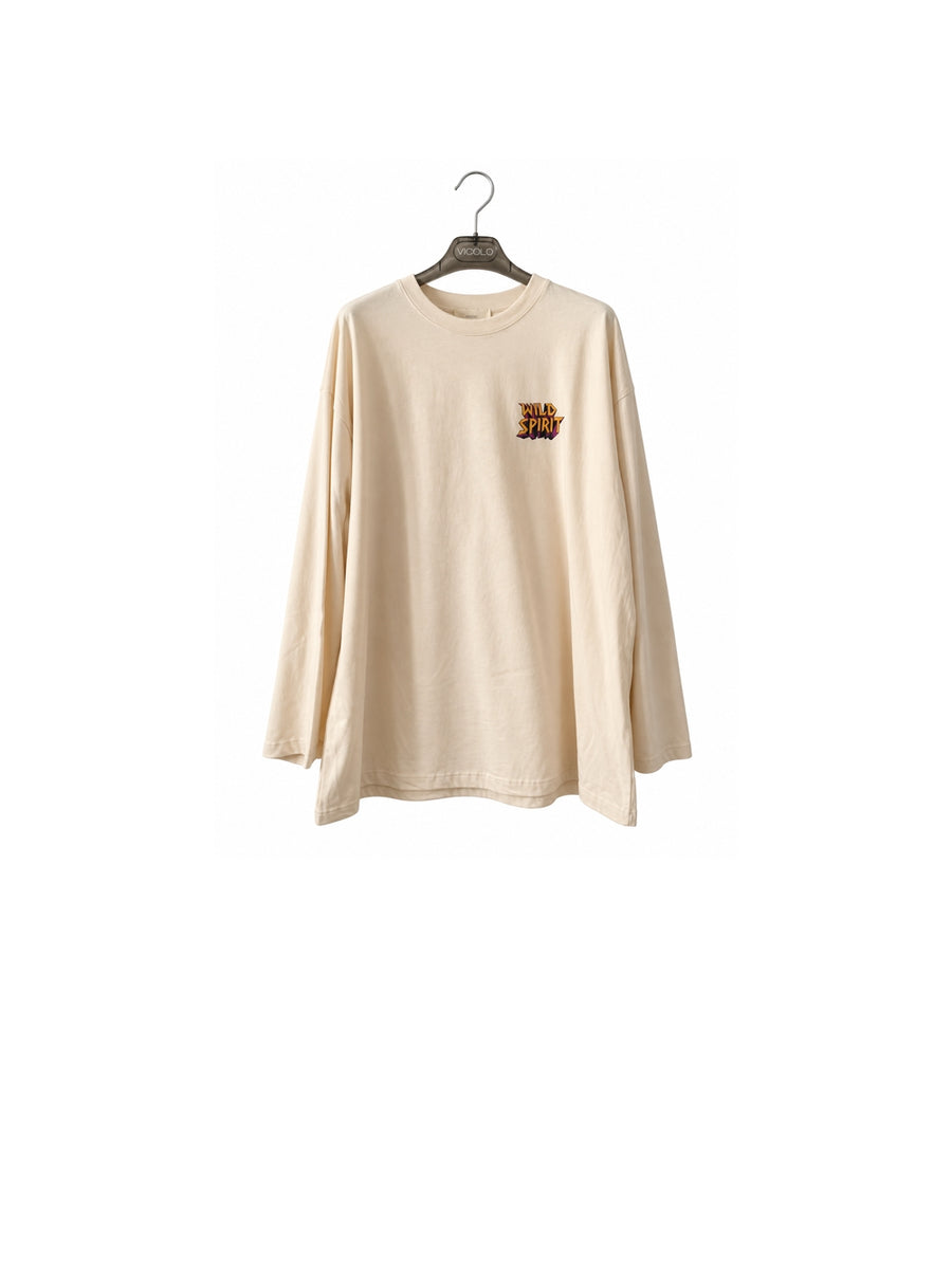 T-Shirt Manica Lunga Tigre - Burro — 2