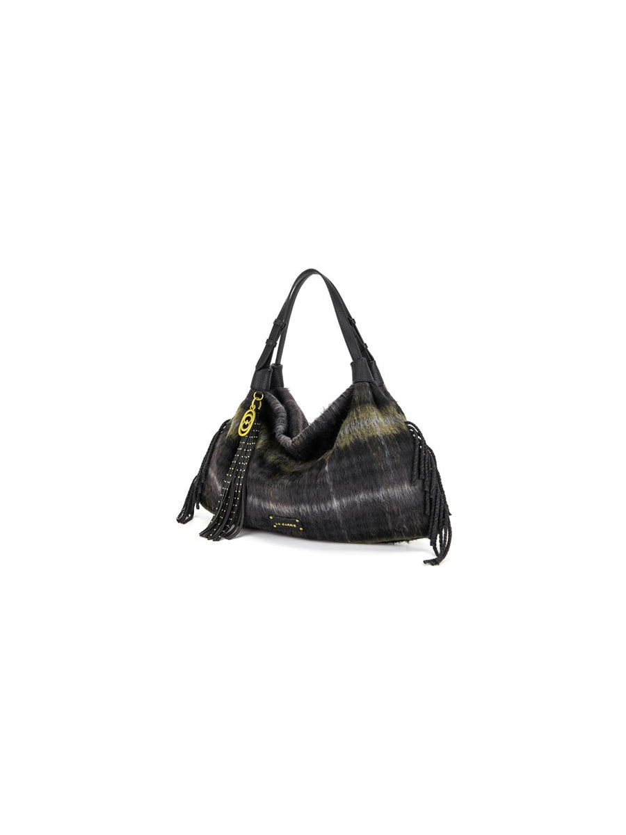 Kerala Soft Shopper Small Cloth+Eco - Black — 2