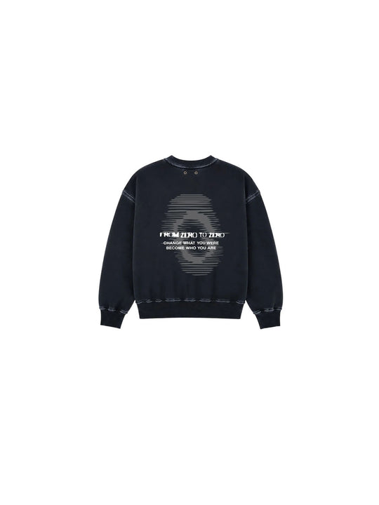 Washed Crewneck - Black