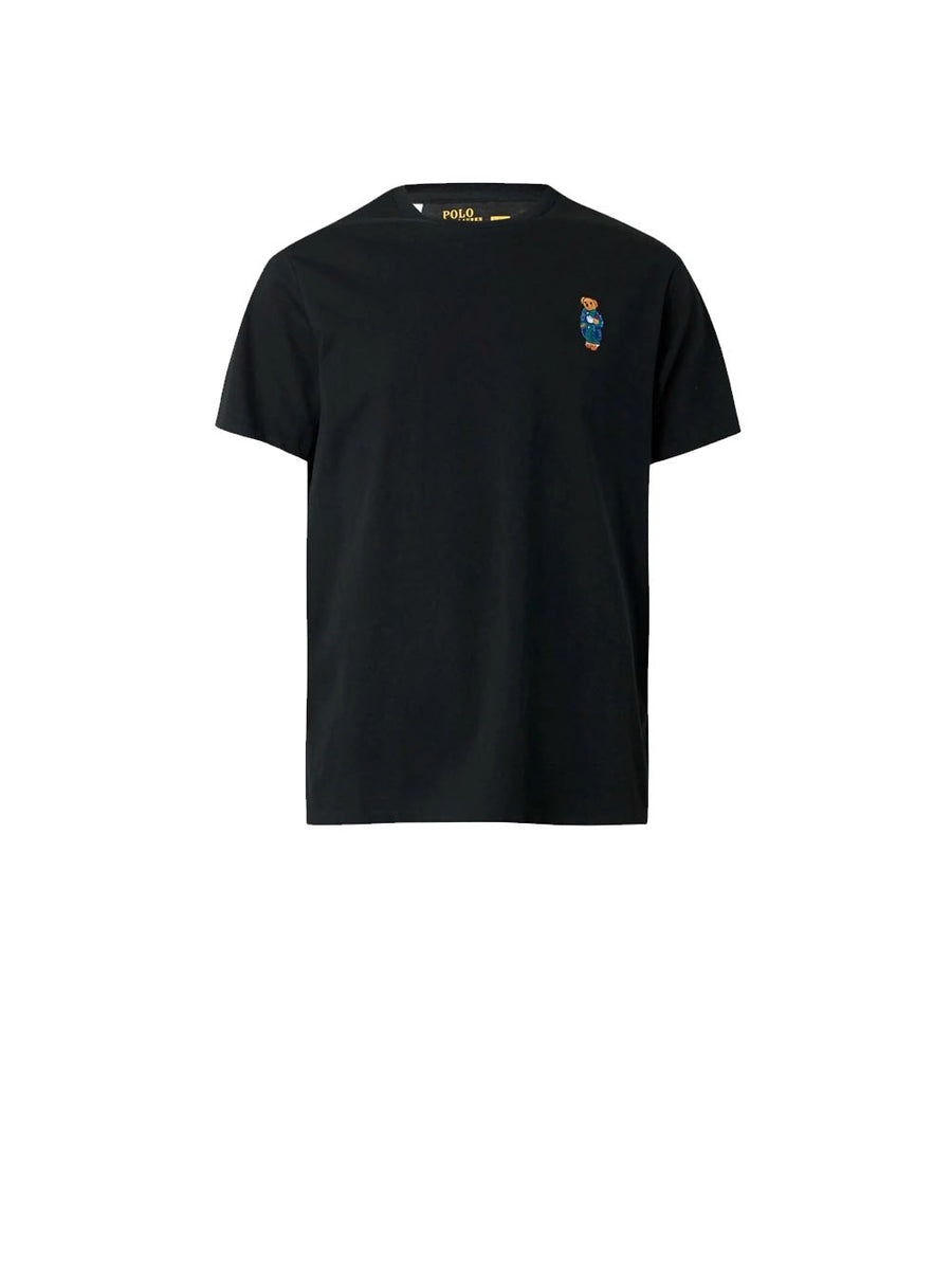 Knit T-shirt Top - Black