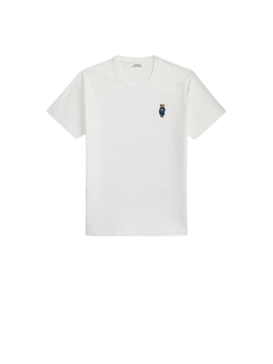 Knit T-shirt Top - White
