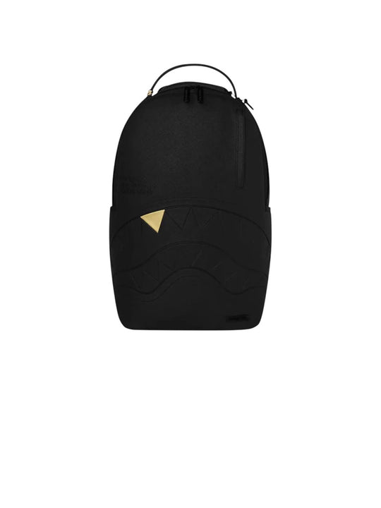 Blacked Out Embossed Gold Tooth Backpack