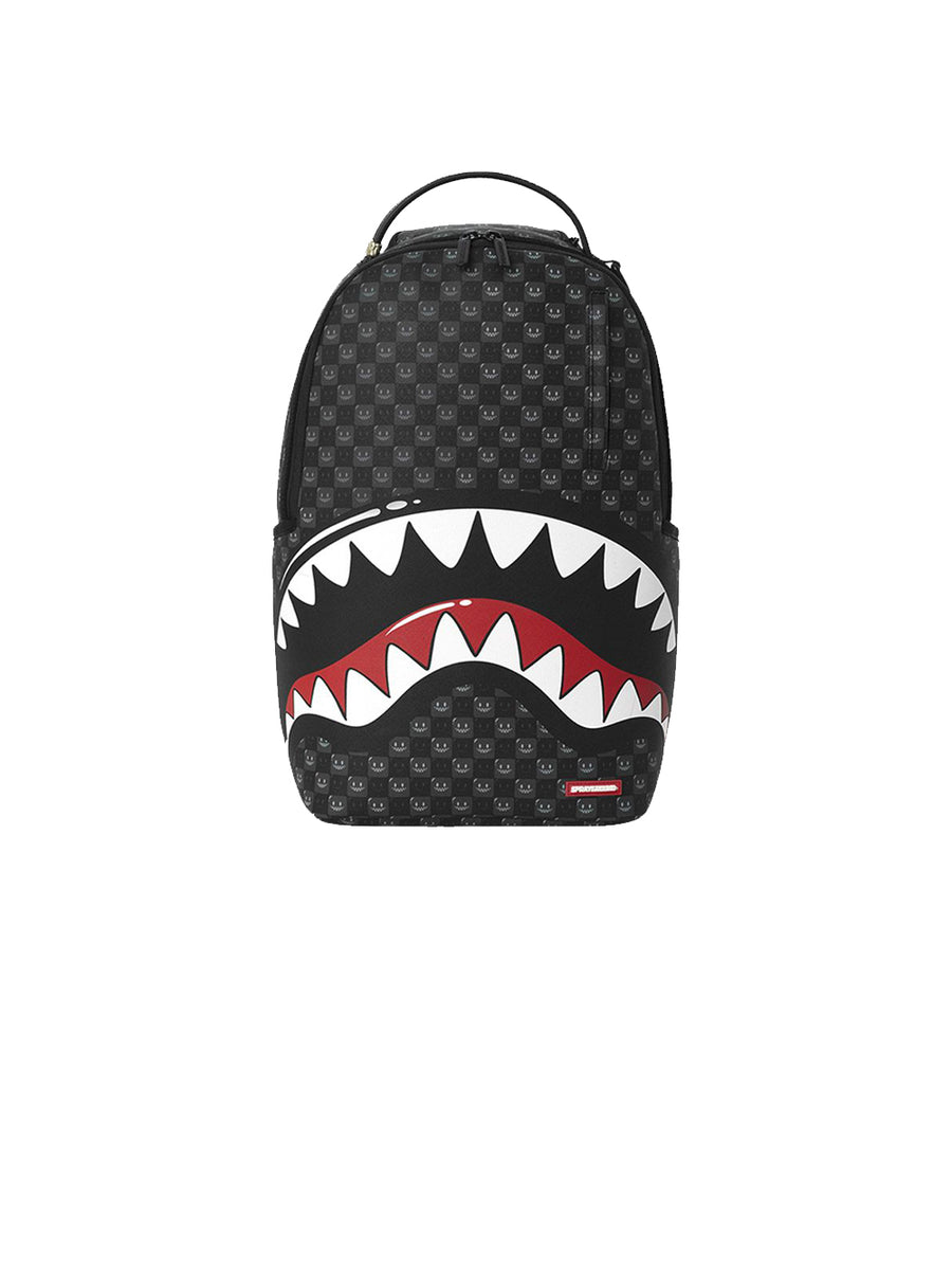 Sharks In Paris Wtf Bubbly Black Check Backpack