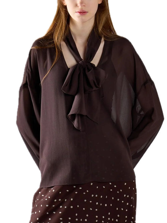 Ladies Top - Coffee Brown