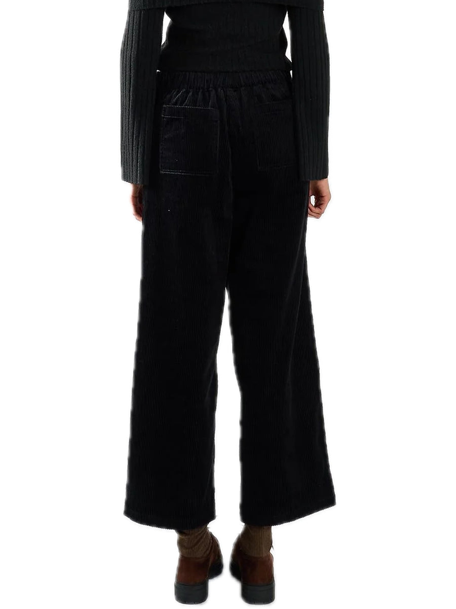 Ladies Trousers - Black Corduroy — 2