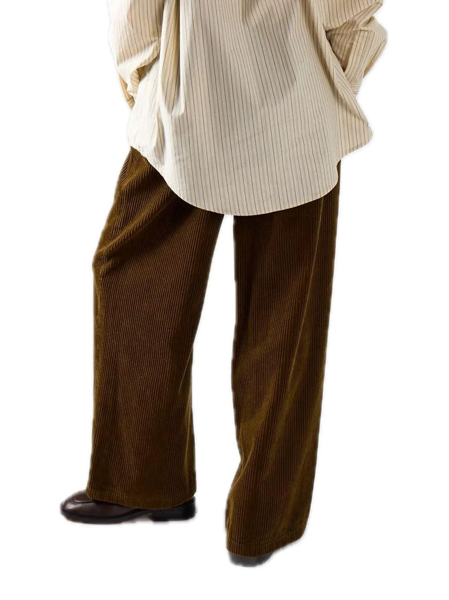 Ladies Trousers - Olive Corduroy — 2