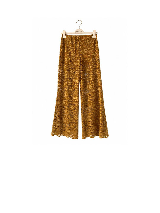 Pantalone Elastico Pizzo - Olio