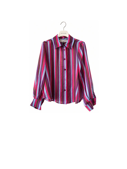 Camicia Colletto Riga 3 - Viola