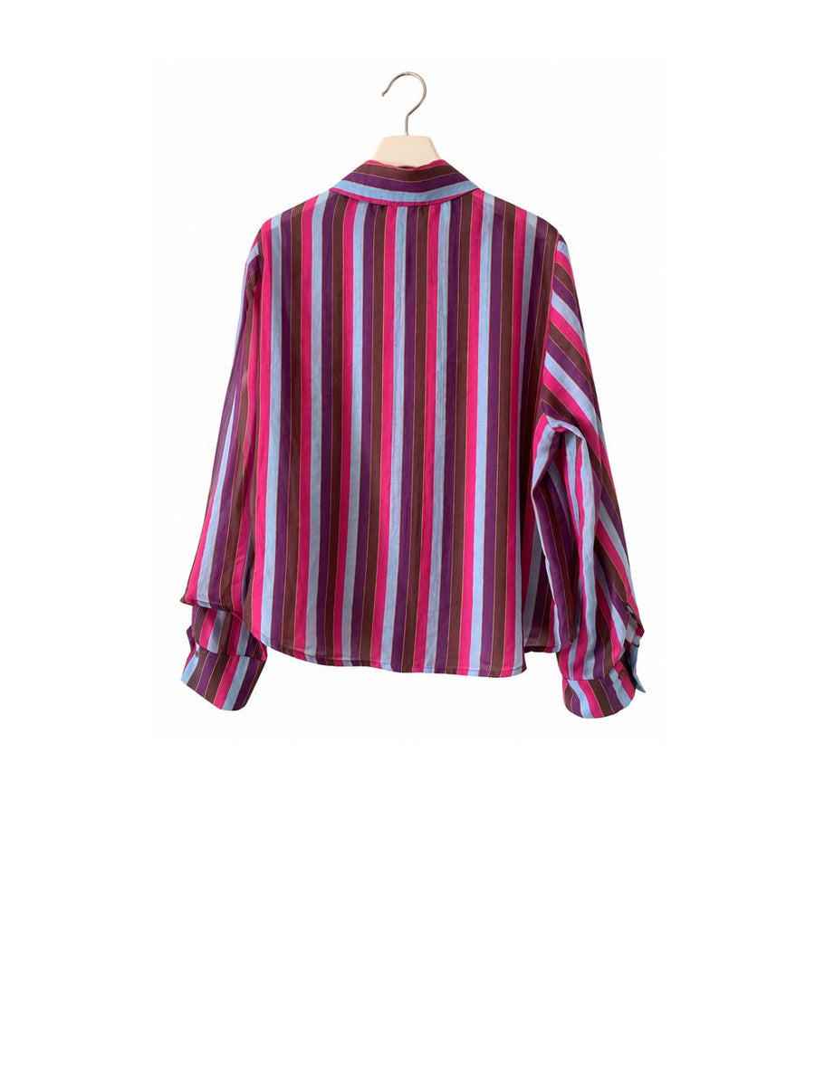 Camicia Colletto Riga 3 - Viola — 2