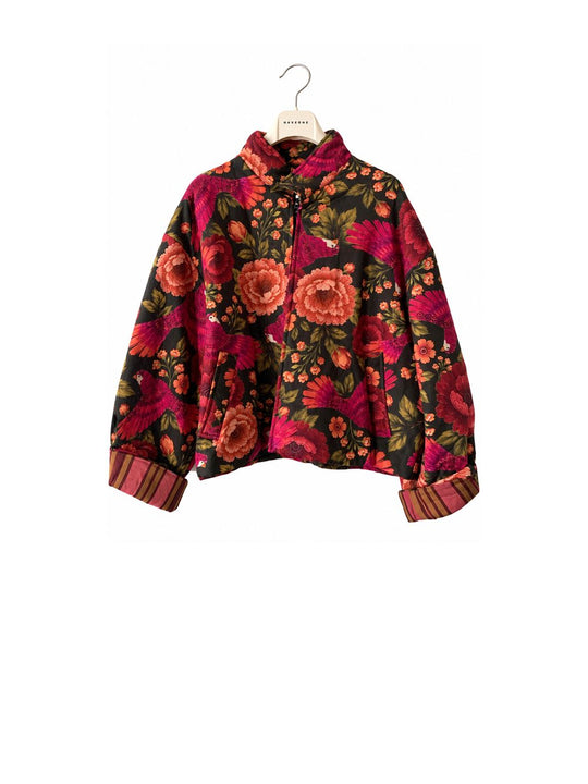 Bomber Con Polso Rigato St. Pappagallo - Verde