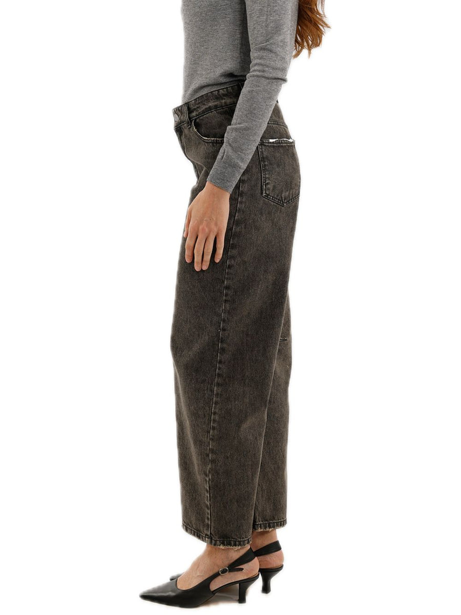 Pantalone Jeans Carrott Mod. Judo - Denim Black — 2