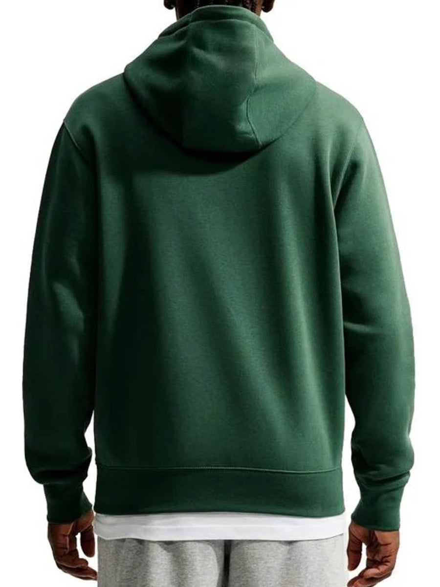 Nike Club Men's Pullover Fleece - Fir/White — 2