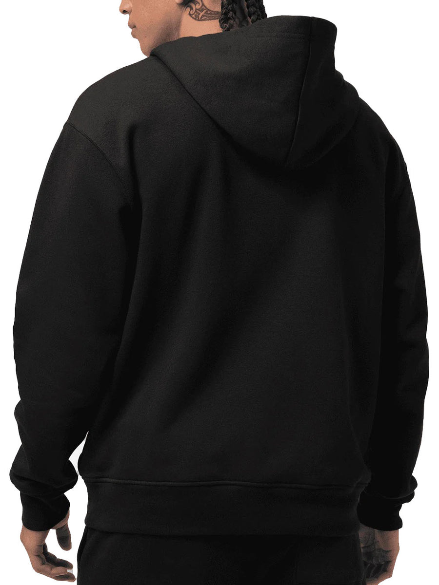 Jordan Men's Fleece Pullover - Black Gym Red — 2