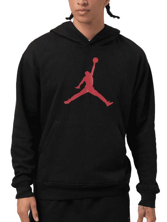 Jordan Men's Fleece Pullover - Black Gym Red