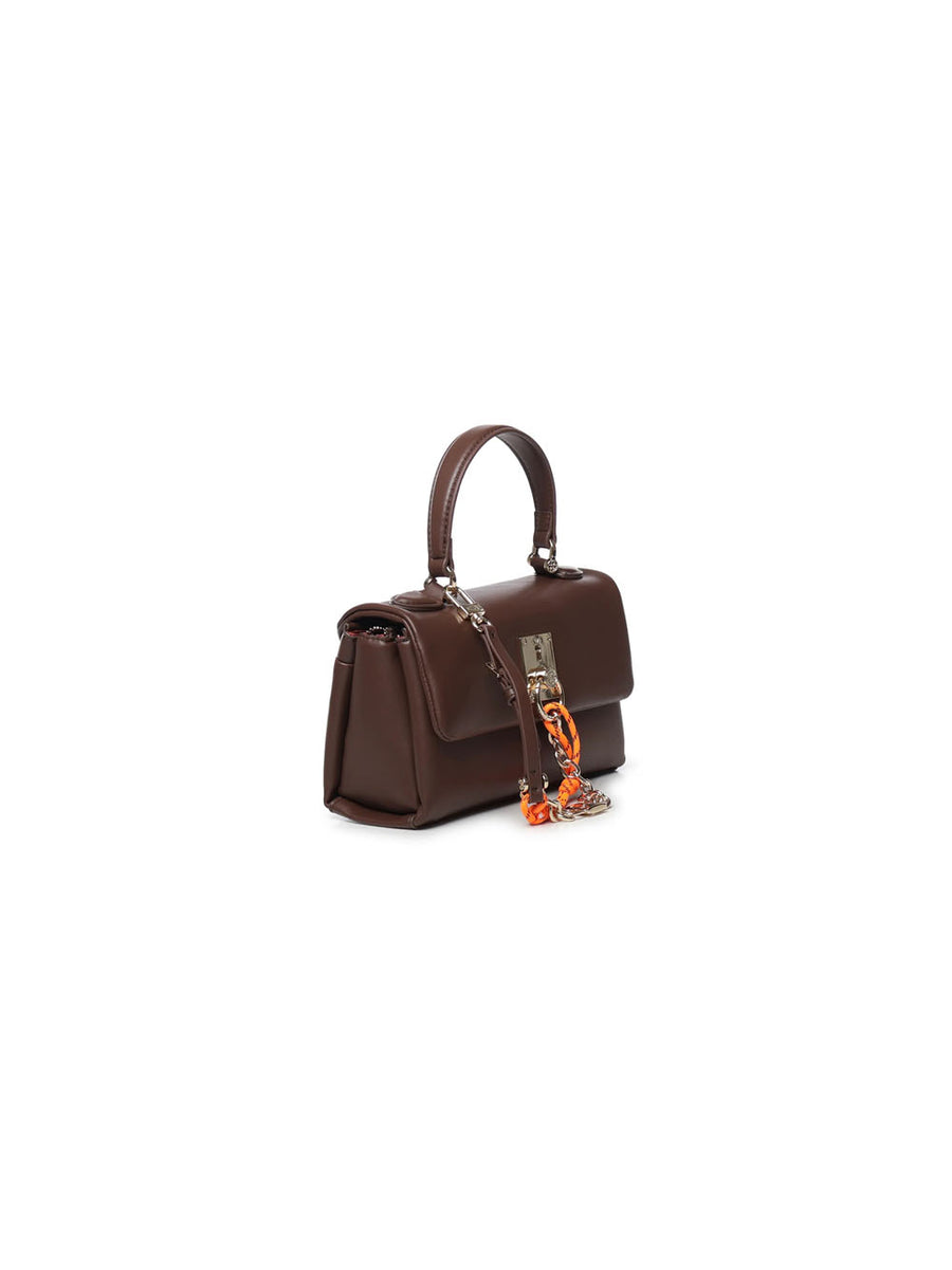 Borsa Sintetica Alabastro - Caffè — 2