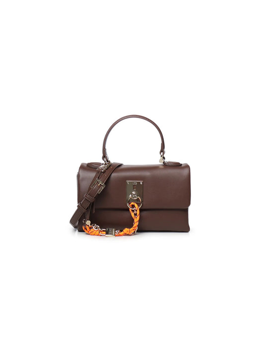 Borsa Sintetica Alabastro - Caffè