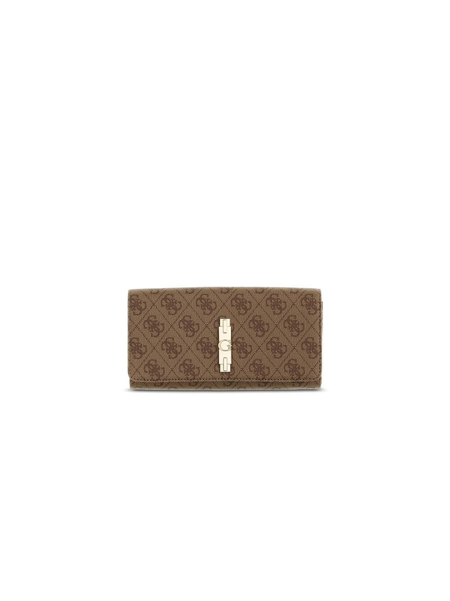 Yvonne Logo Slg Flap Organizer - Latte Logo