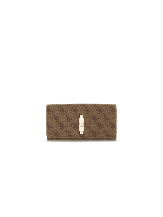 Yvonne Logo Slg Flap Organizer - Latte Logo