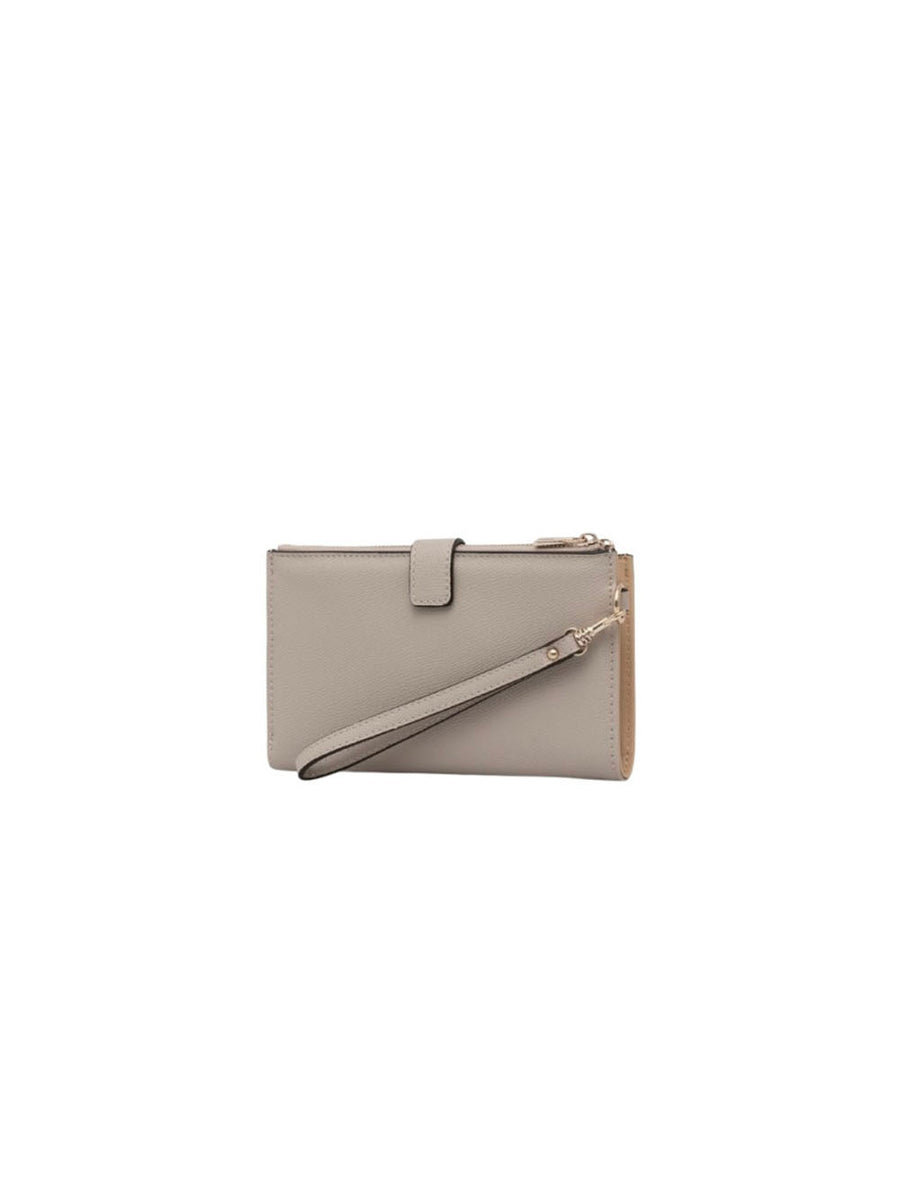 Amorette Slg Dbl Zip Organizer - Taupe — 2