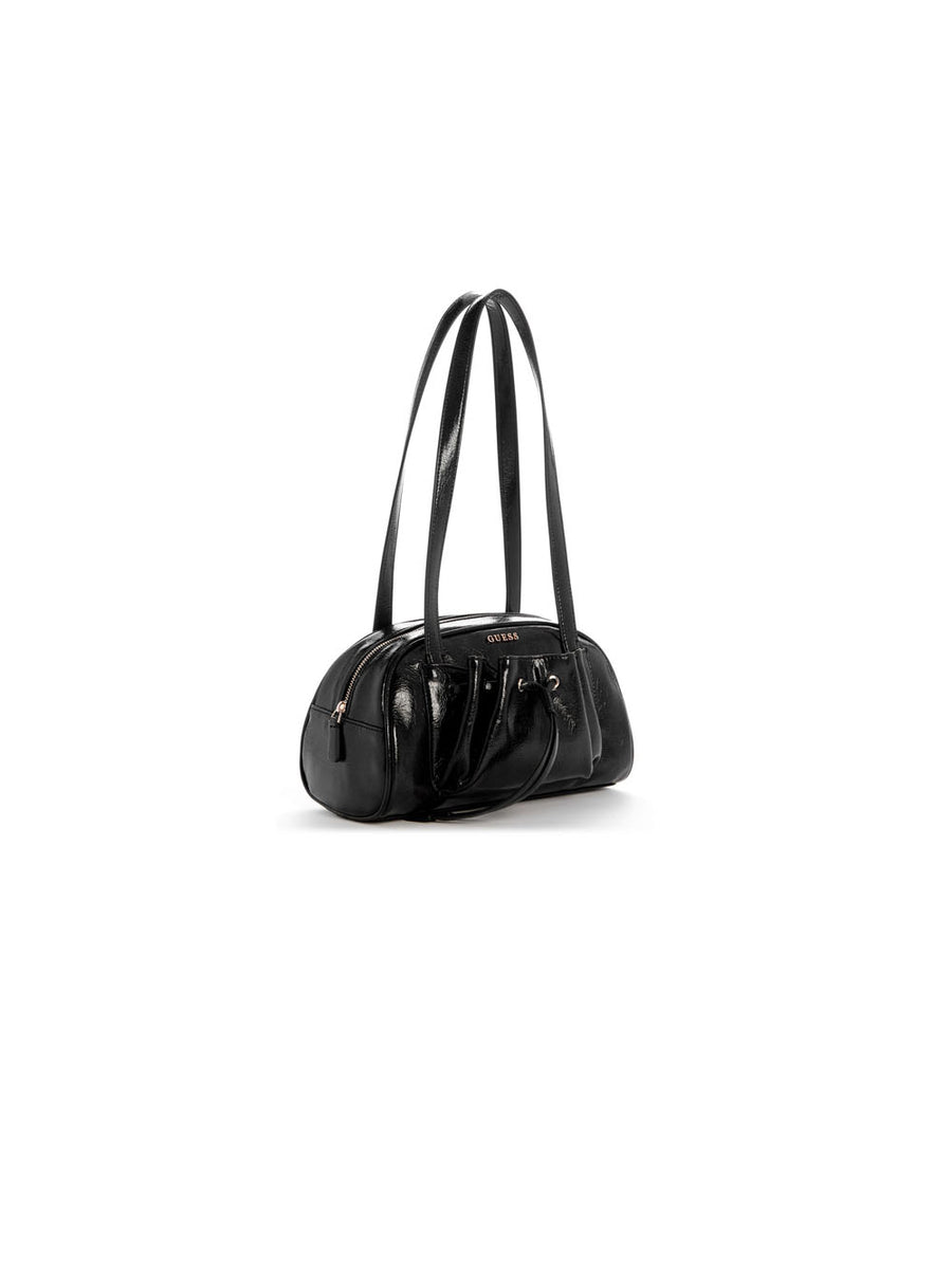 Theodora Shoulder Satchel - Black — 2