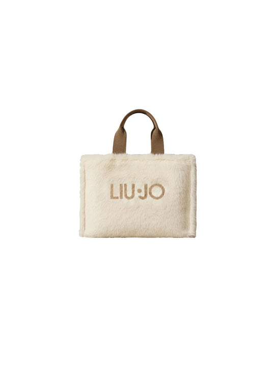 L Tote Fake Fur - Burro
