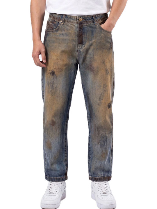 Jeans Cropped Dirty - Colore Unico