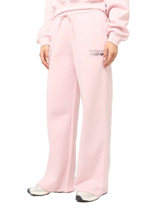 Trackside Fleece Pant - Pink Chalk