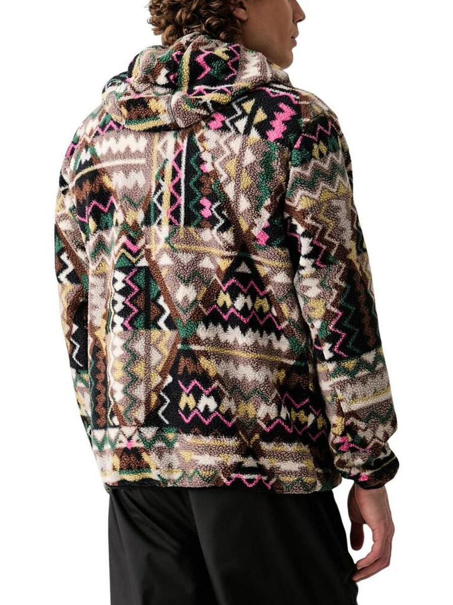Helvetia II Printed Hoodie - Black Geomix — 2