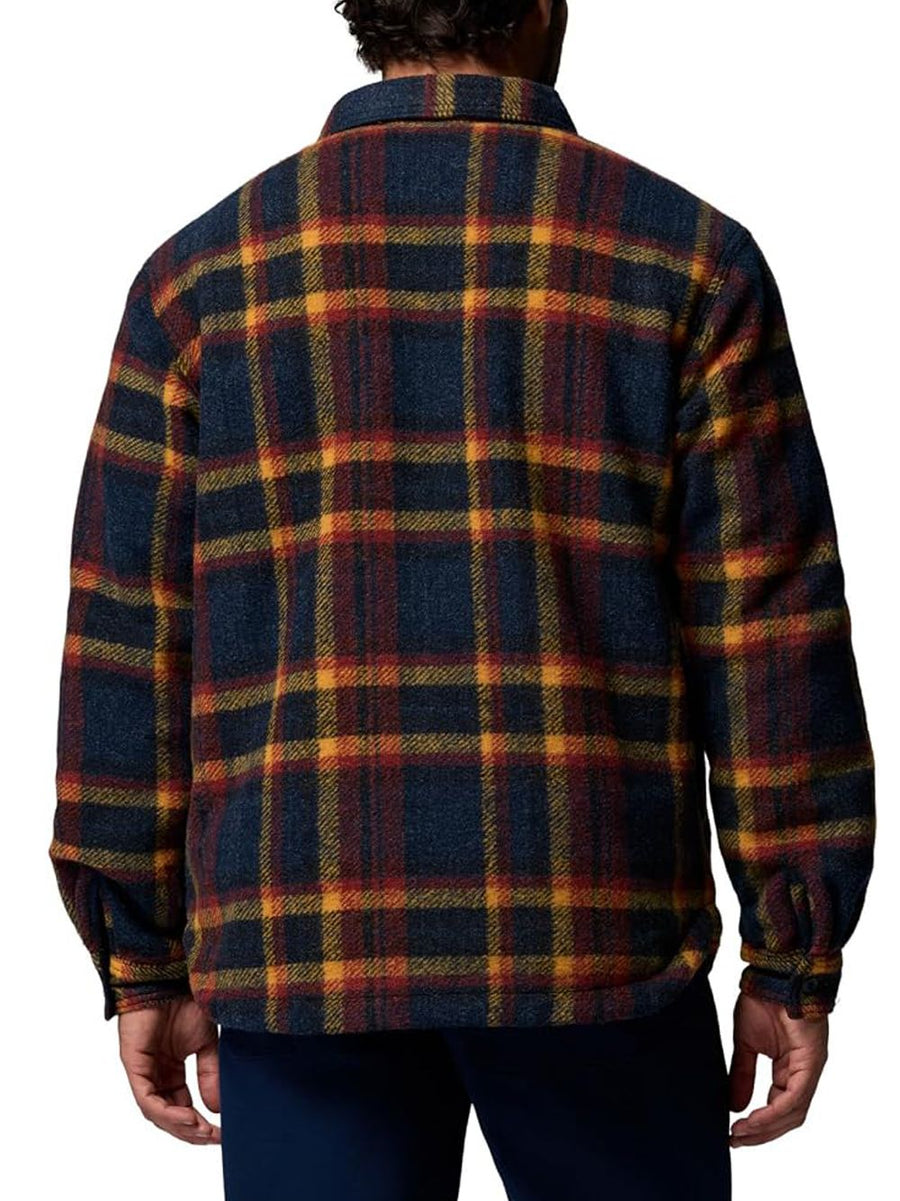 Hunter Arch Shirt Jacket - Collegiate Navy Track Plaid — 2