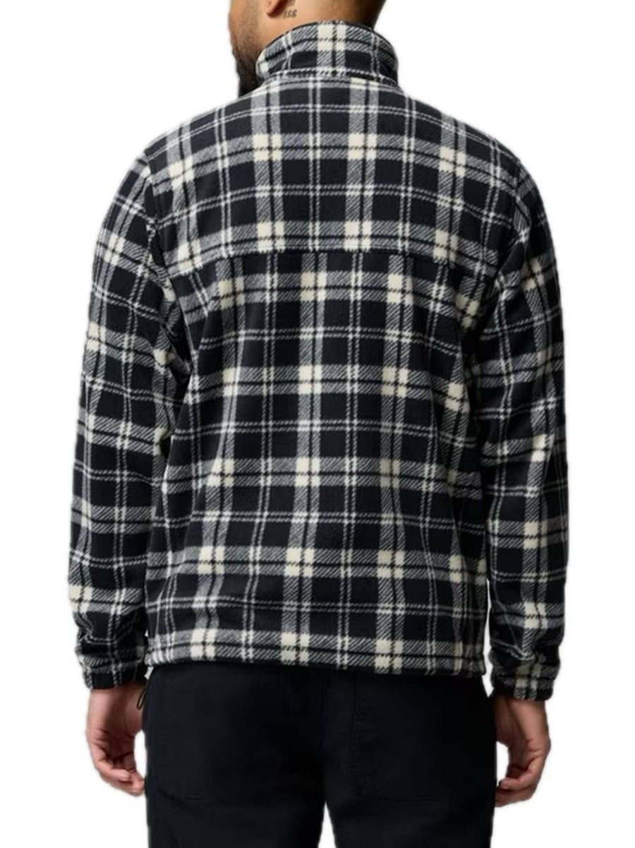 Steens Mountain Printed Jacket - Black Plaided Tonal — 2
