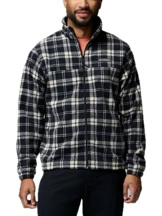 Steens Mountain Printed Jacket - Black Plaided Tonal