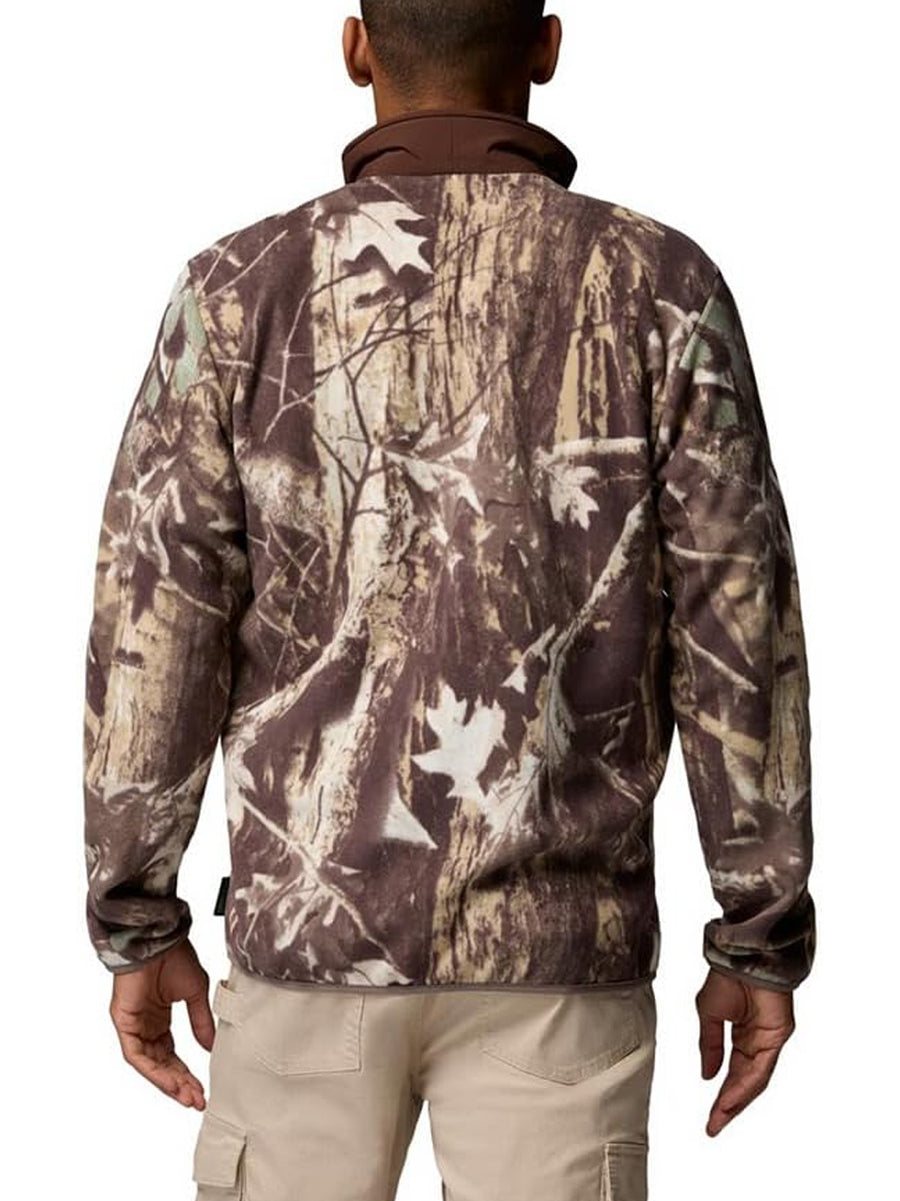 Sequoia Grove II FZ Printed Fleece - Iron/ Timberwolf — 2