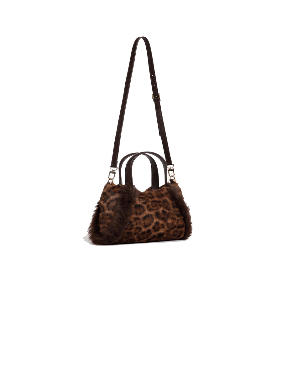 Borsa Sintetica Pelo Smeraldo - Caffè Multi — 2