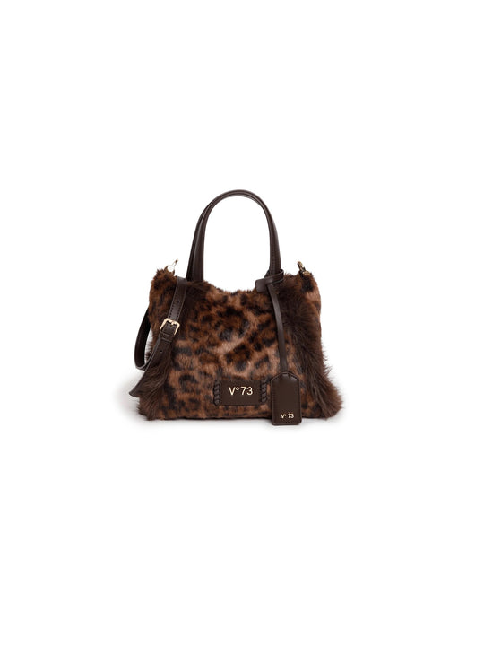 Borsa Sintetica Pelo Smeraldo - Caffè Multi