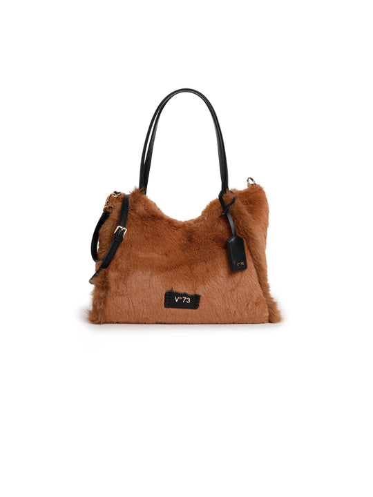 Borsa Sintetica Smeraldo - Cannella Nero