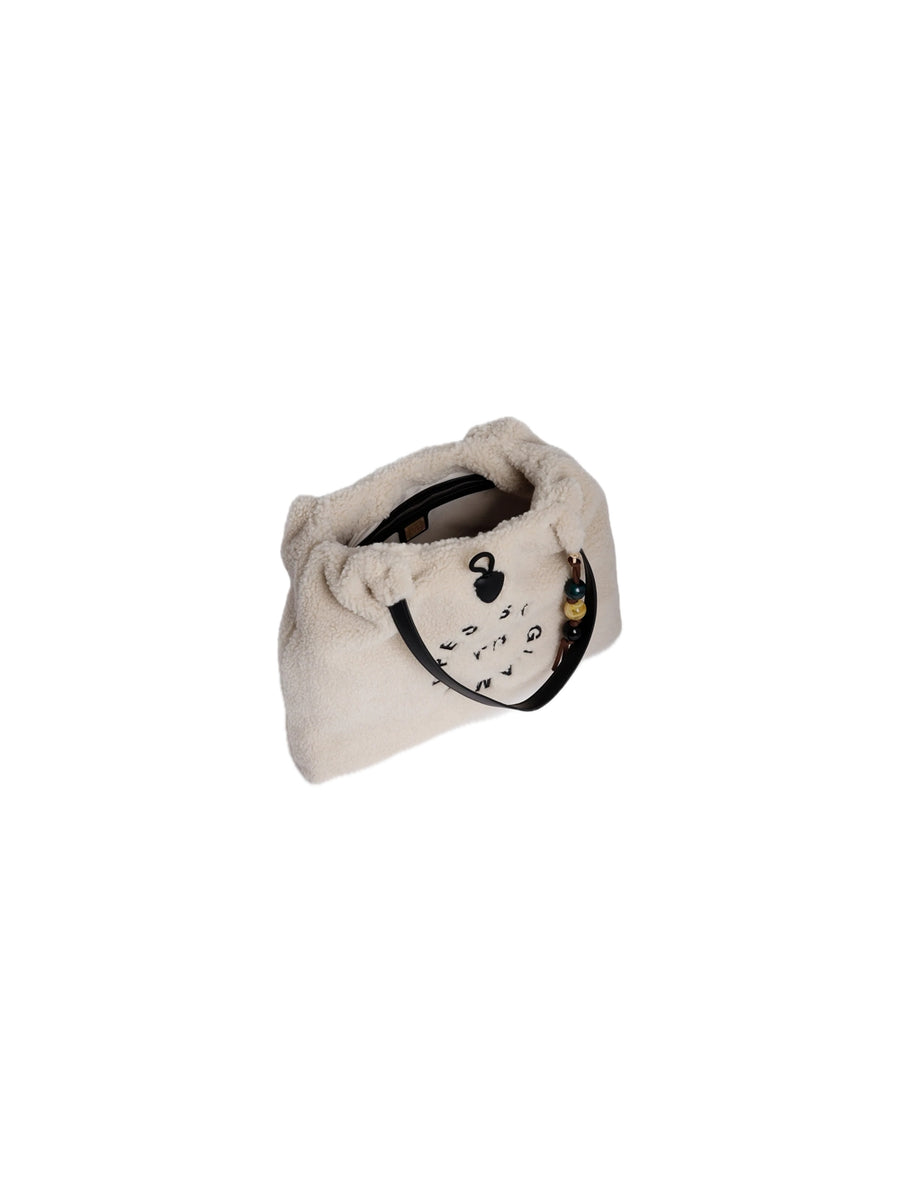 Borsa Ski Glam - Off White Nero — 2