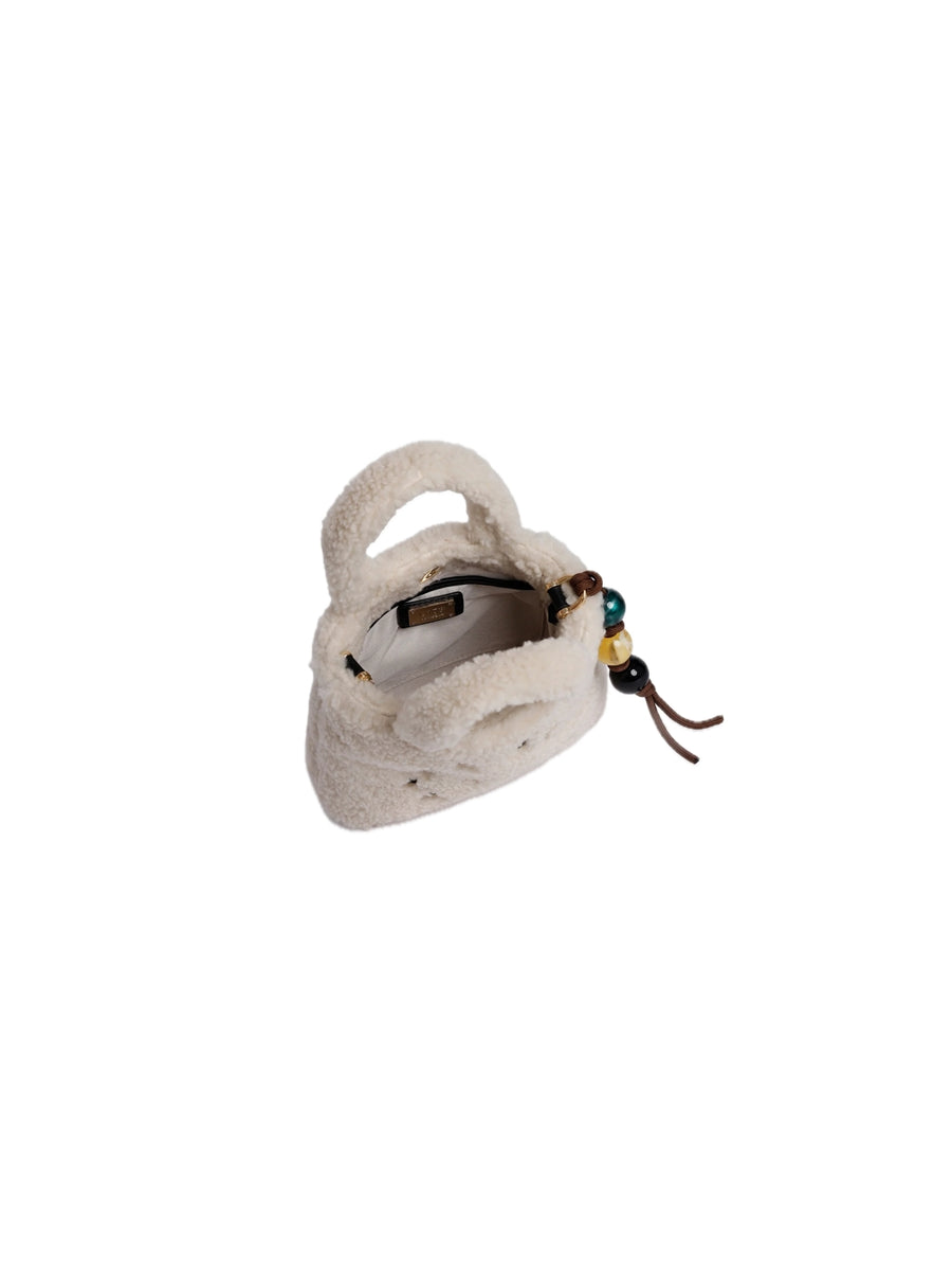 Borsa Ski Glam - Off White Nero — 2