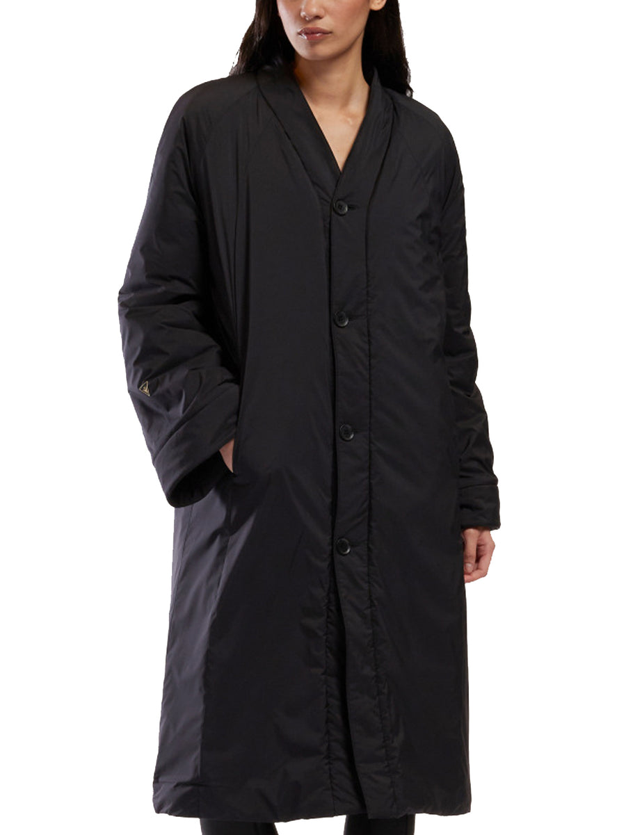 One FCG Sophia Teddy Kimono Coat - Black — 2
