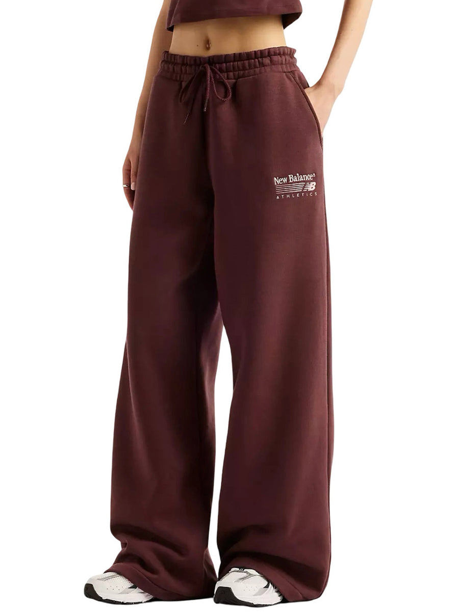 Trackside Fleece Pant - Cherry Leather