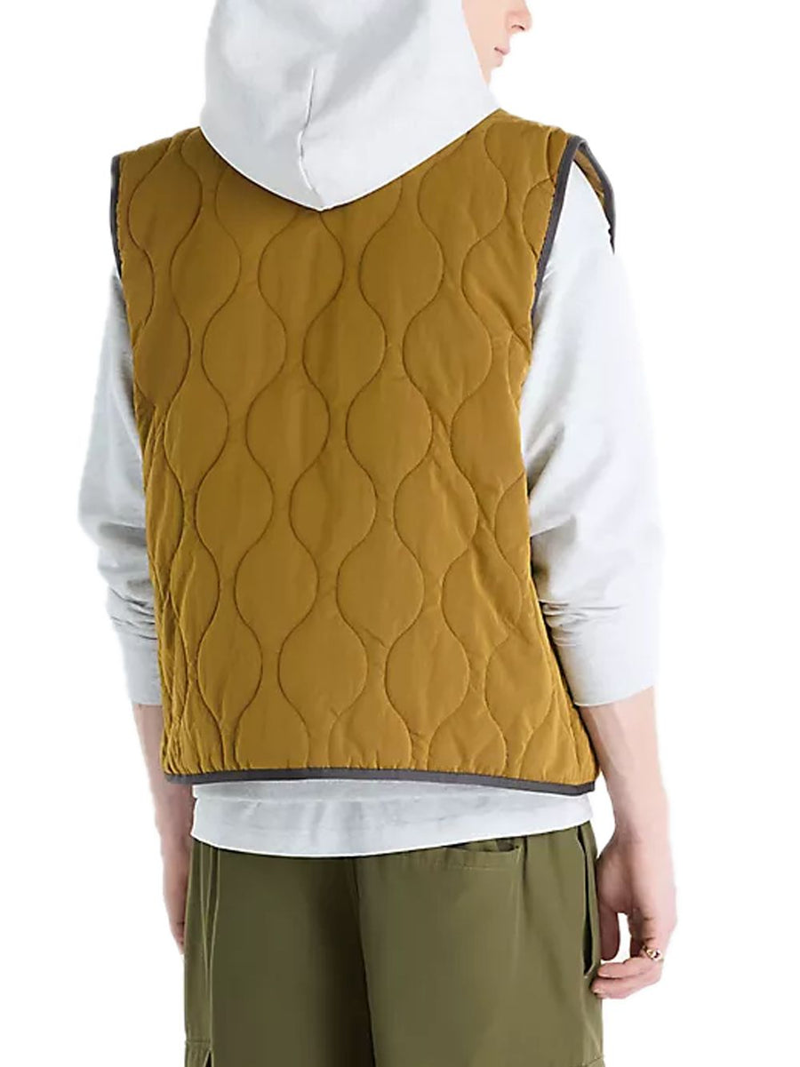 Quilted Vest - Bark — 2