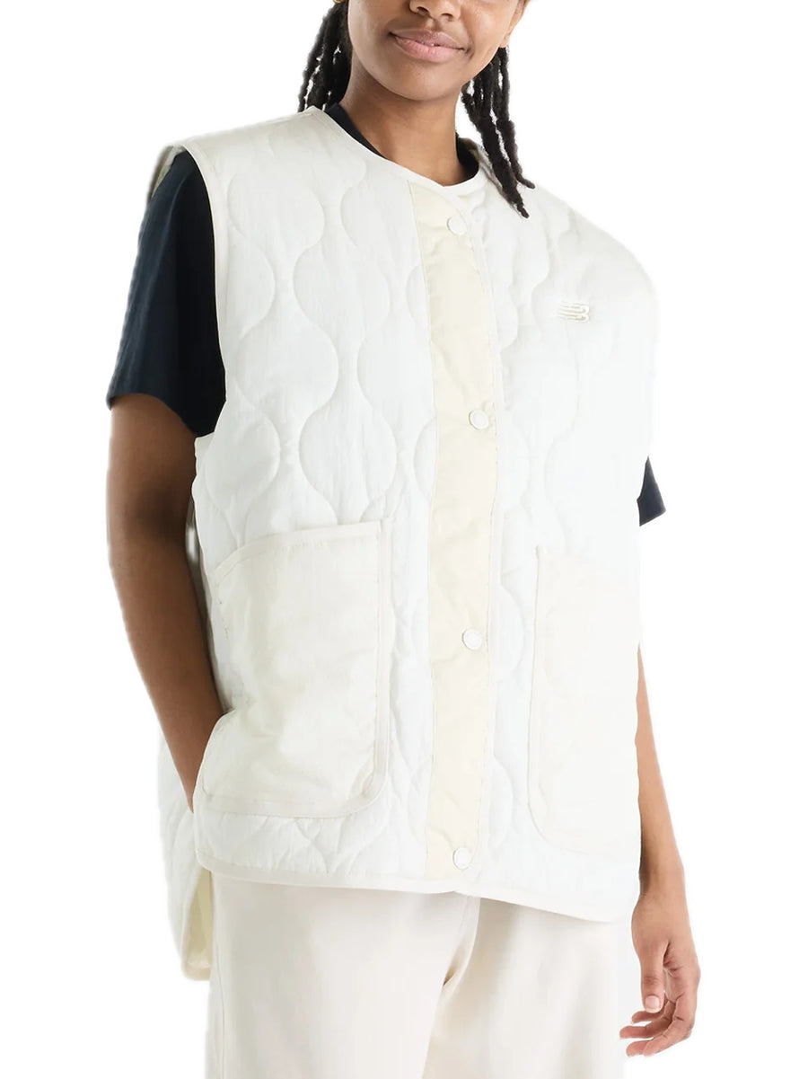 Quilted Vest - Angora