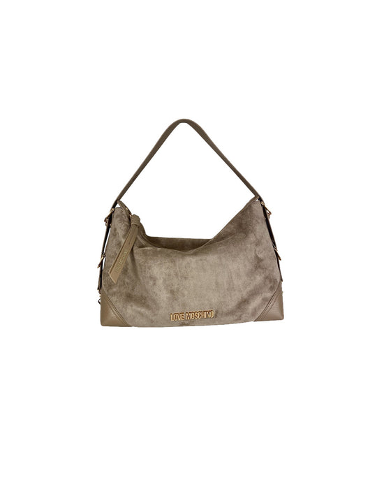 Borsa Velour PL - Pu - Grigio