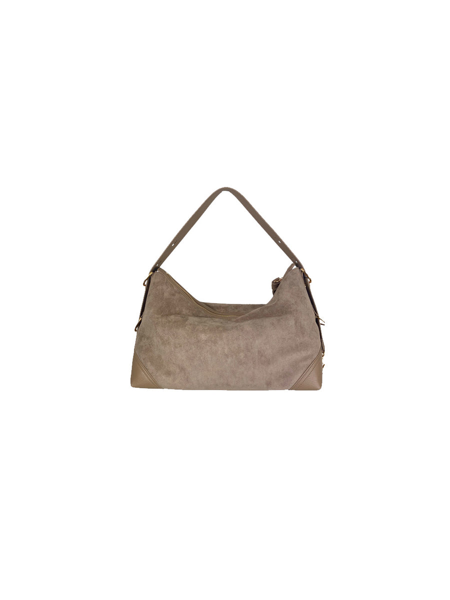 Borsa Velour PL - Pu - Grigio — 2