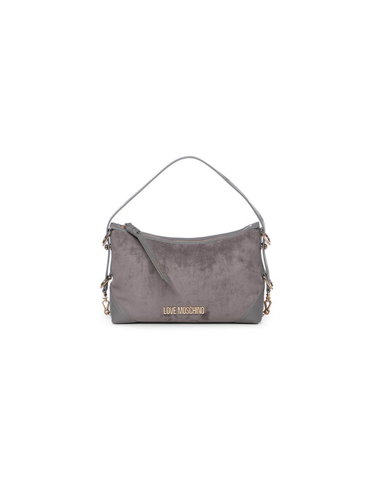 Borsa Velour PL + Pu - Grigio