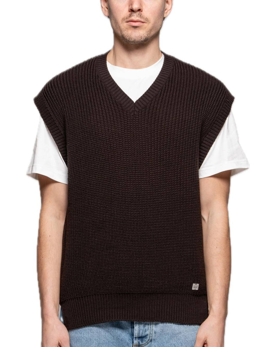 Maglia Gilet Scollo V - Moro — 2